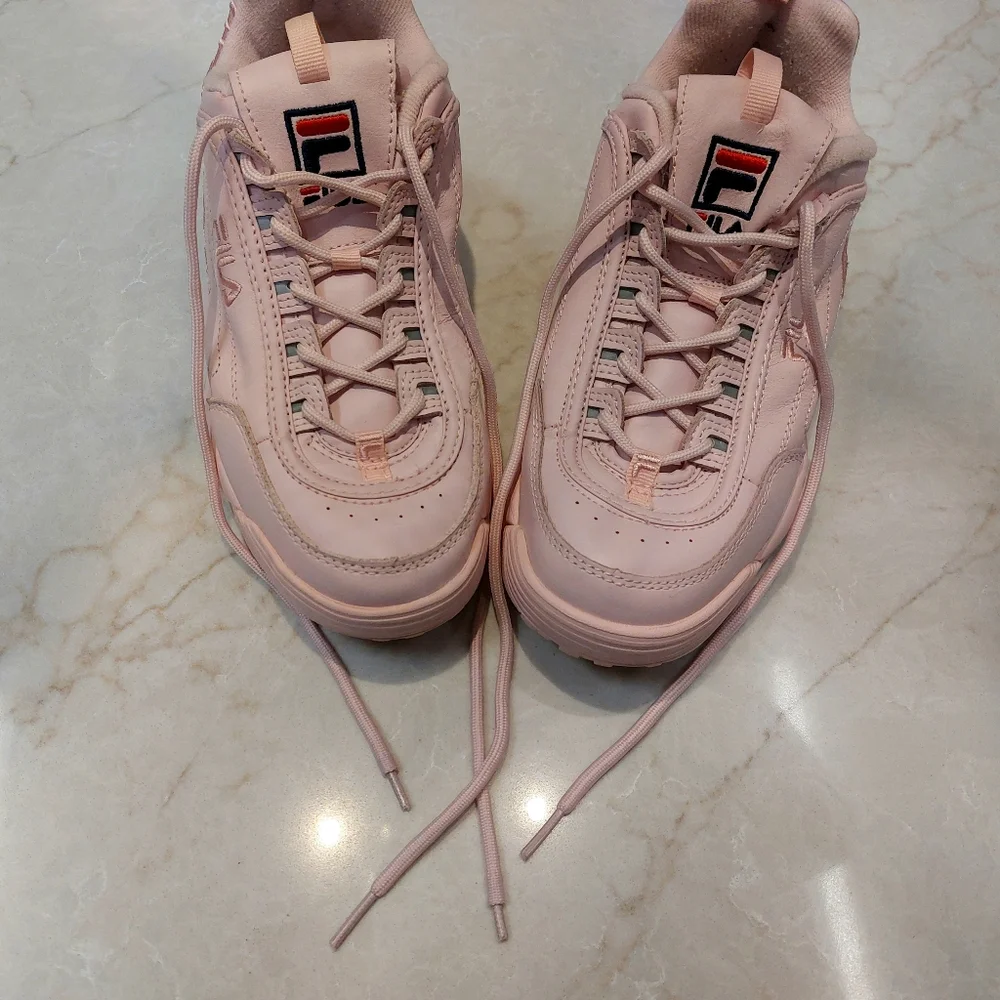 Fila Disruptor II Embroider Rose Floral In Size 10 - Picture 3 of 8